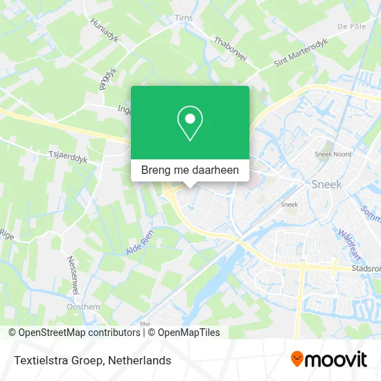 Textielstra Groep kaart