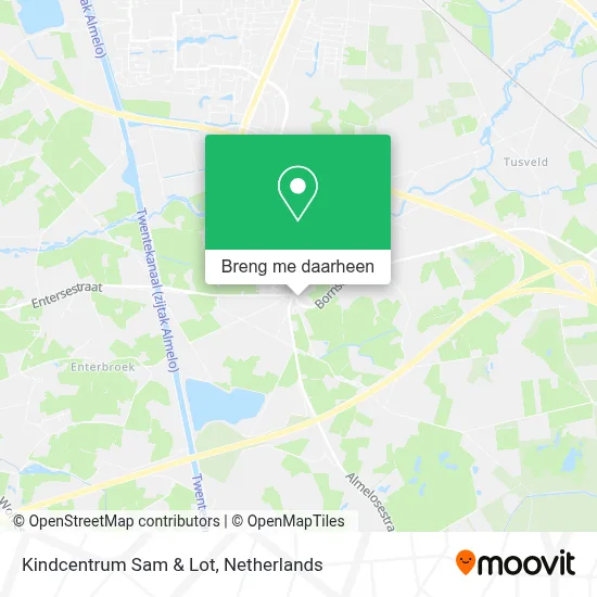 Kindcentrum Sam & Lot kaart