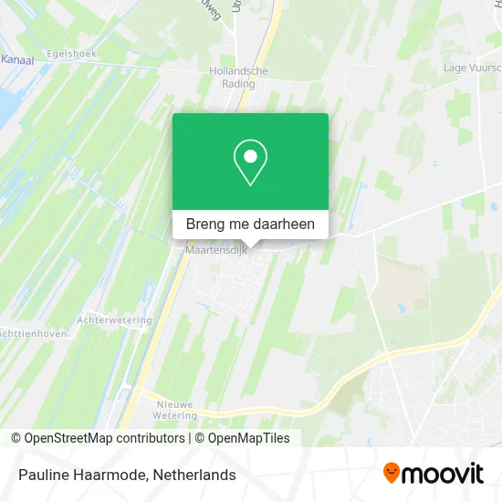 Pauline Haarmode kaart