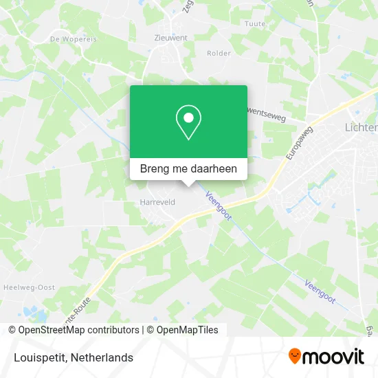 Louispetit kaart