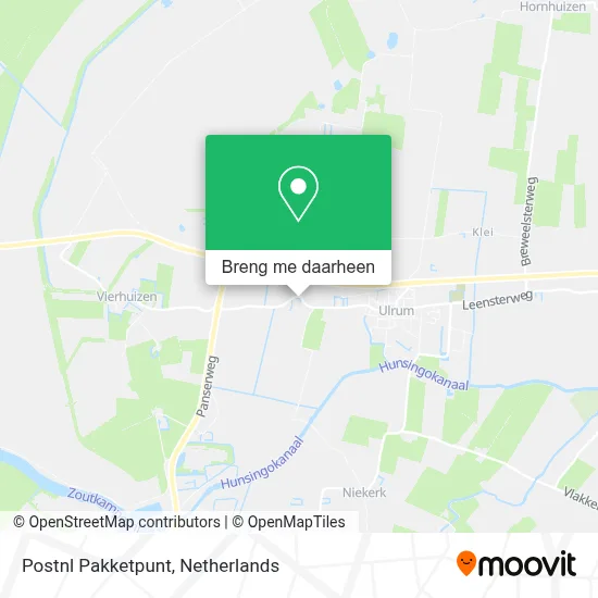 Postnl Pakketpunt kaart