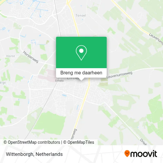 Wittenborgh kaart