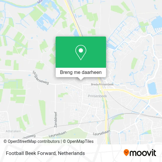 Football Beek Forward kaart