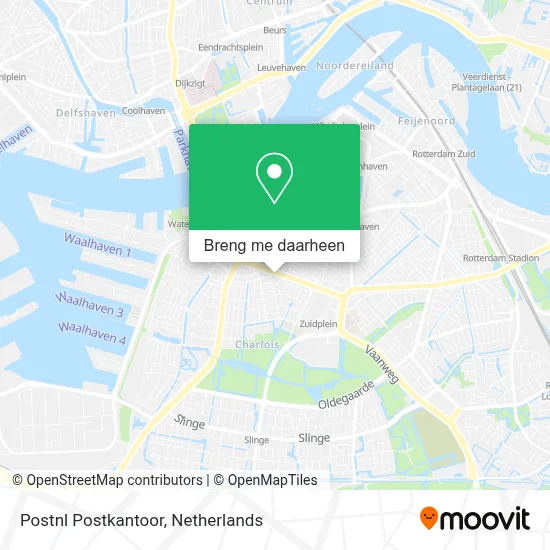 Postnl Postkantoor kaart