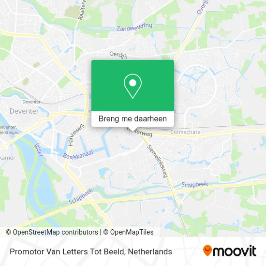 Promotor Van Letters Tot Beeld kaart