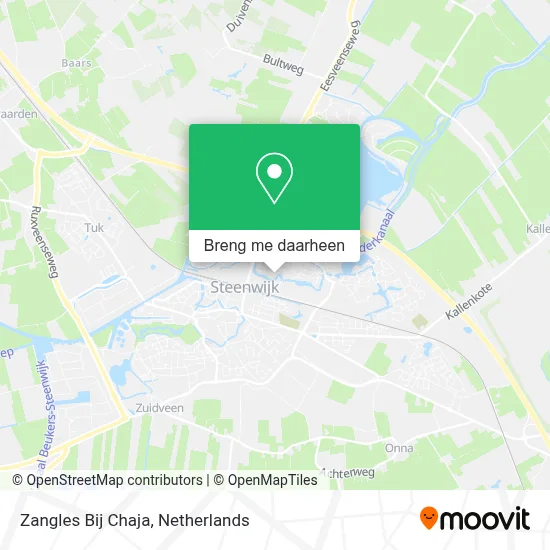 Zangles Bij Chaja kaart