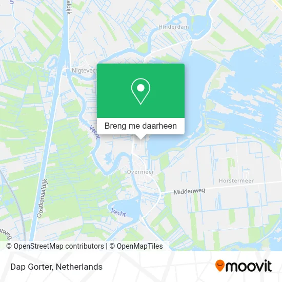 Dap Gorter kaart