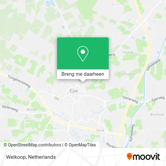 Welkoop kaart