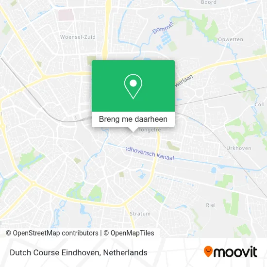 Dutch Course Eindhoven kaart