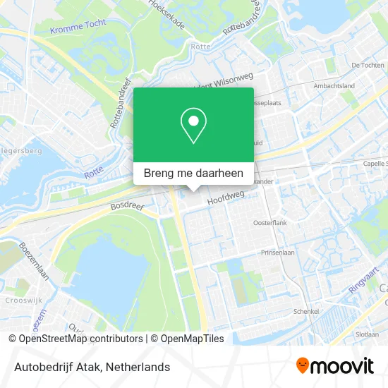 Autobedrijf Atak kaart