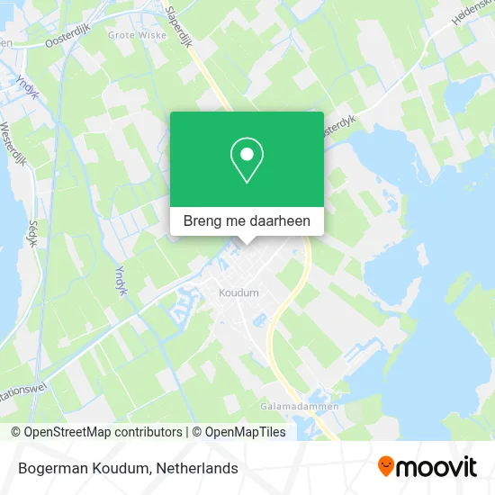 Bogerman Koudum kaart
