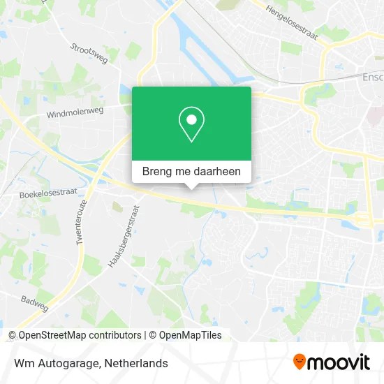 Wm Autogarage kaart