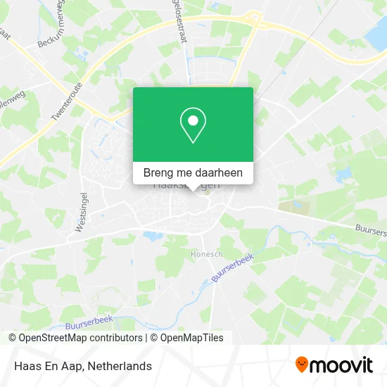 Haas En Aap kaart