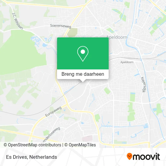 Es Drives kaart