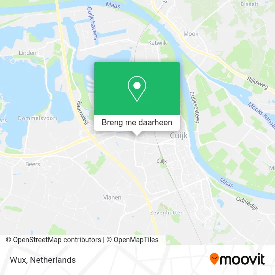 Wux kaart