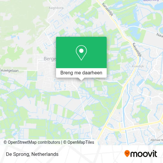 De Sprong kaart