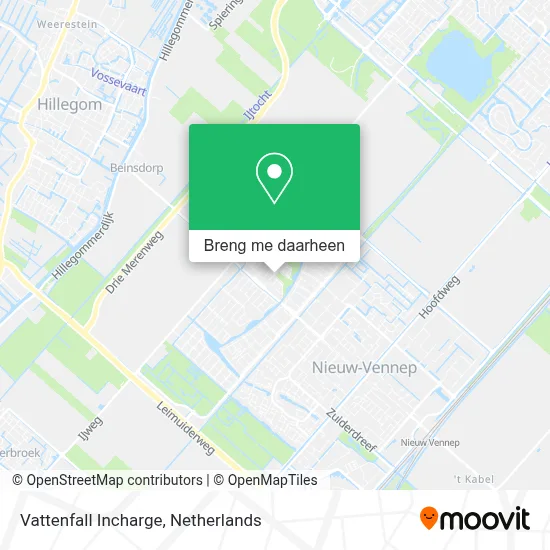 Vattenfall Incharge kaart