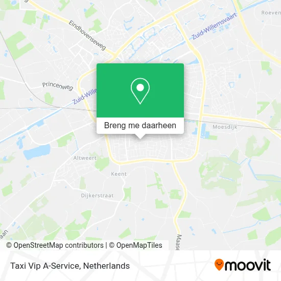 Taxi Vip A-Service kaart