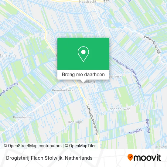 Drogisterij Flach Stolwijk kaart