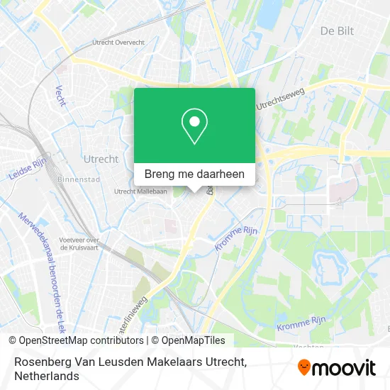 Rosenberg Van Leusden Makelaars Utrecht kaart