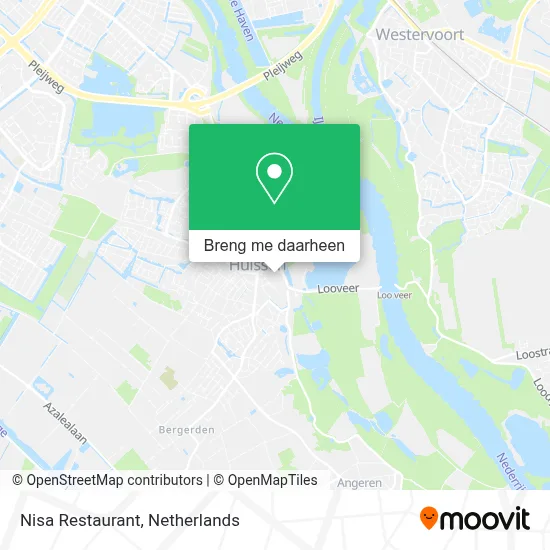 Nisa Restaurant kaart