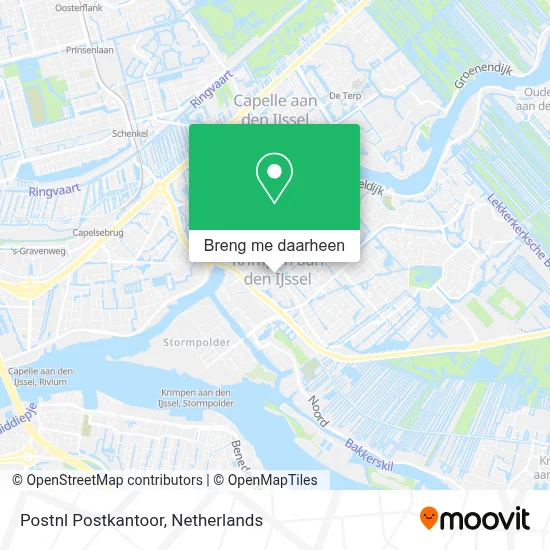 Postnl Postkantoor kaart