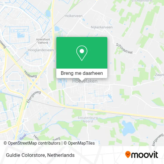 Guldie Colorstore kaart