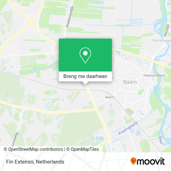 Fin Extenso kaart