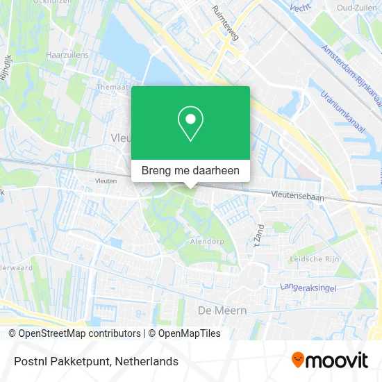 Postnl Pakketpunt kaart