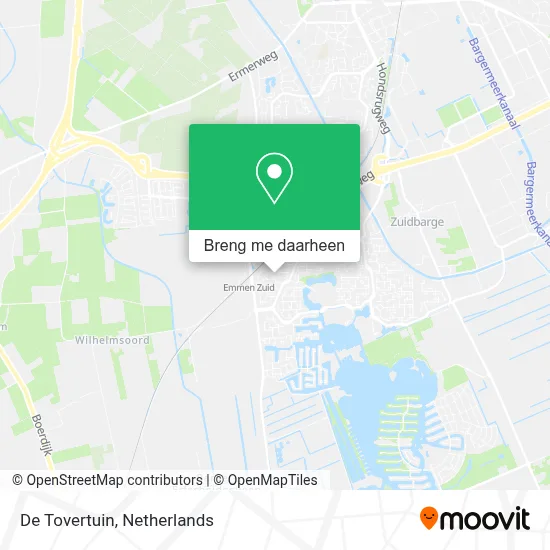 De Tovertuin kaart