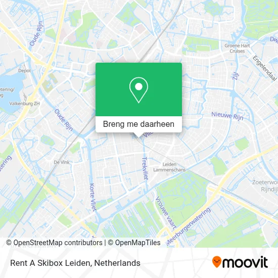 Rent A Skibox Leiden kaart