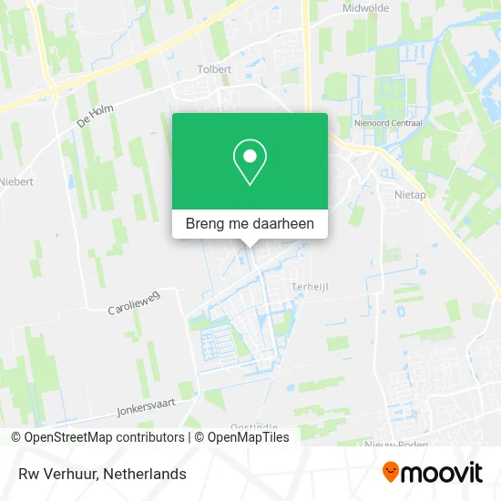 Rw Verhuur kaart