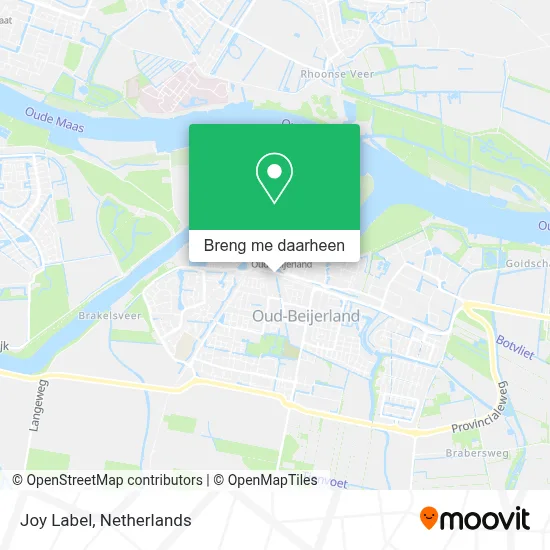 Joy Label kaart