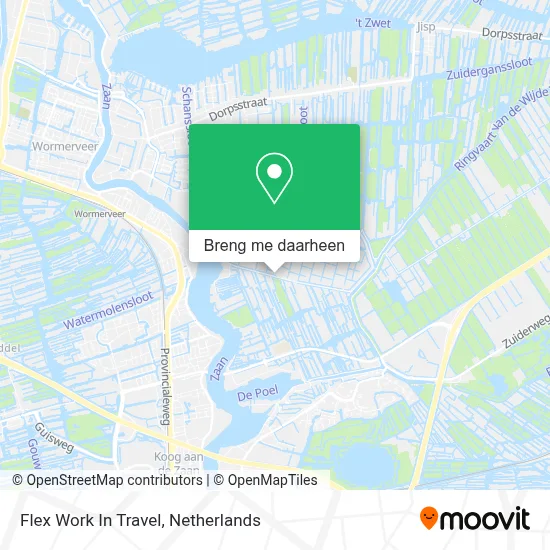Flex Work In Travel kaart