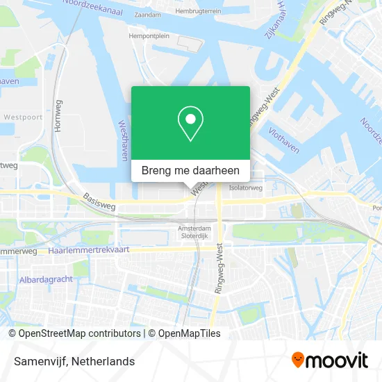 Samenvijf kaart