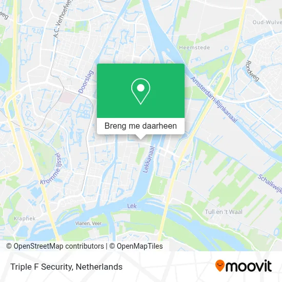 Triple F Security kaart