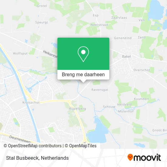 Stal Busbeeck kaart