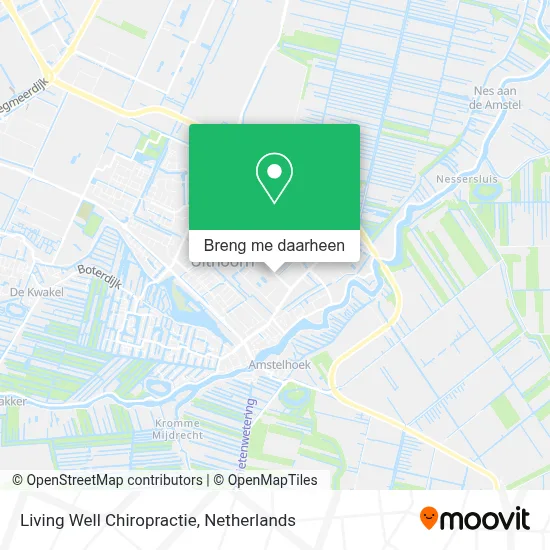 Living Well Chiropractie kaart