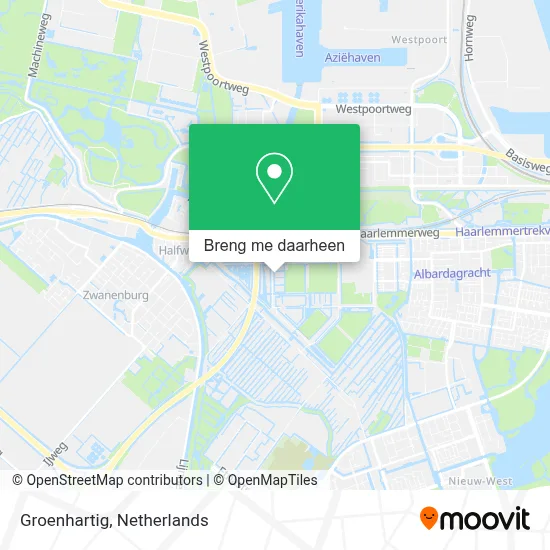 Groenhartig kaart