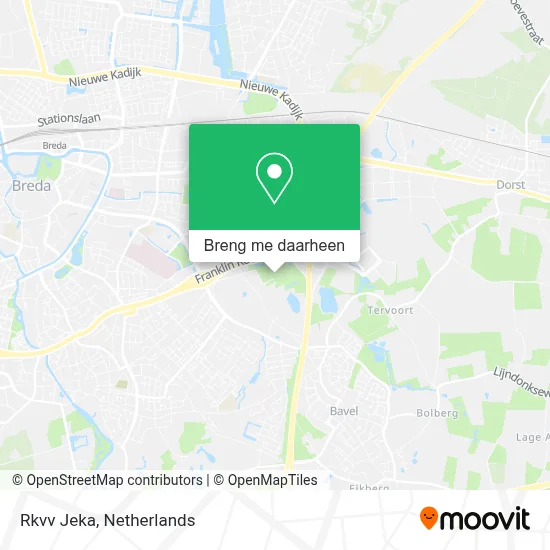 Rkvv Jeka kaart
