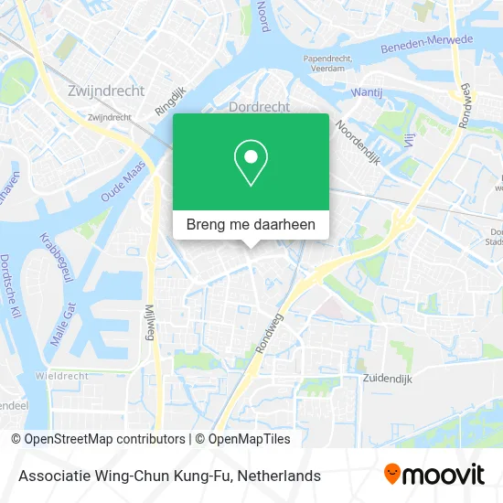 Associatie Wing-Chun Kung-Fu kaart