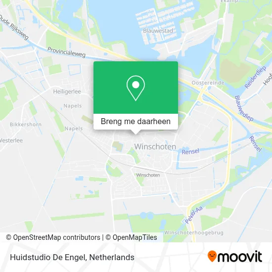 Huidstudio De Engel kaart