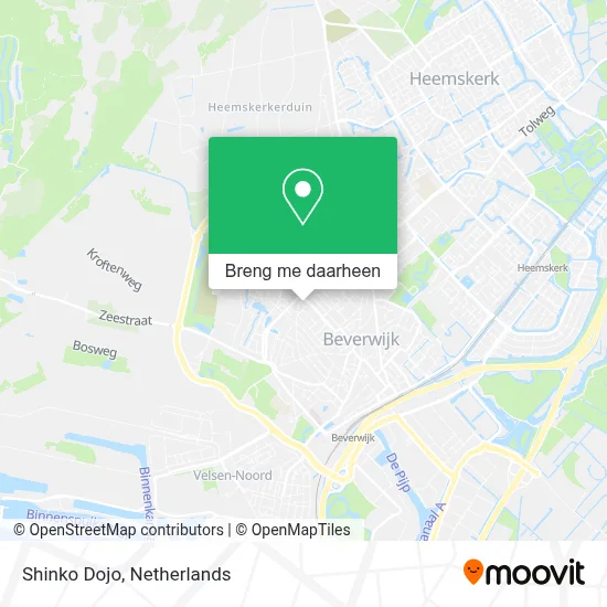 Shinko Dojo kaart
