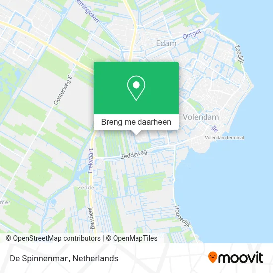 De Spinnenman kaart
