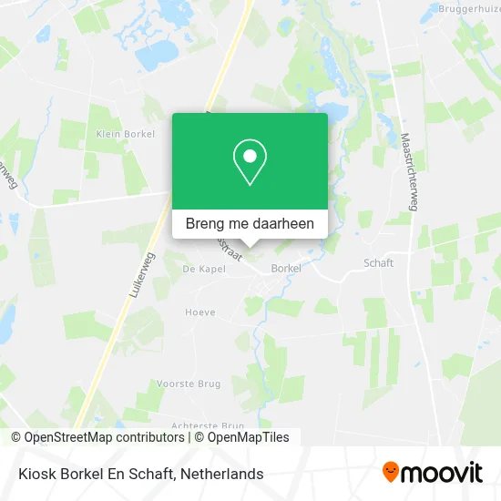 Kiosk Borkel En Schaft kaart