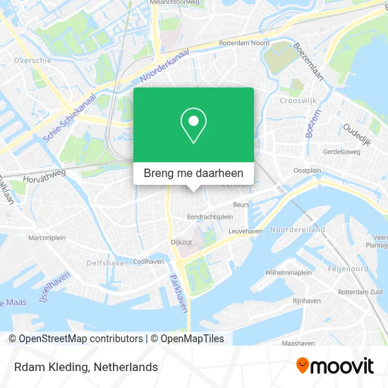 Rdam Kleding kaart