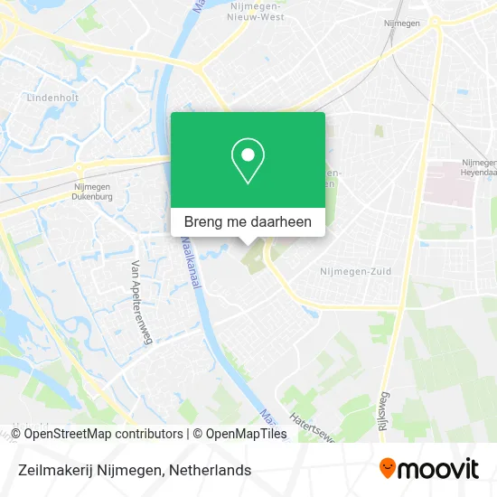 Zeilmakerij Nijmegen kaart