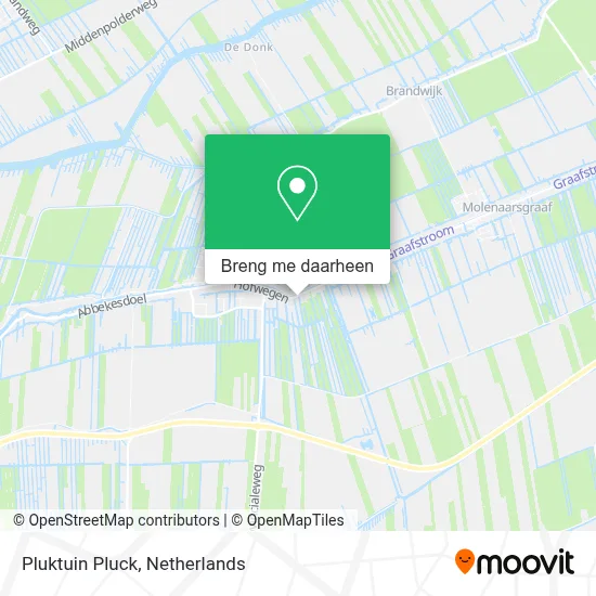 Pluktuin Pluck kaart