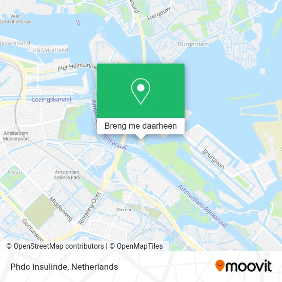 Phdc Insulinde kaart