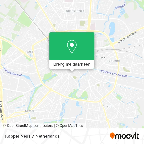 Kapper Nessiv kaart